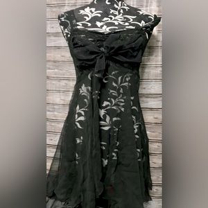 Vintage Victoria’s Secret black sheer and lace mighty